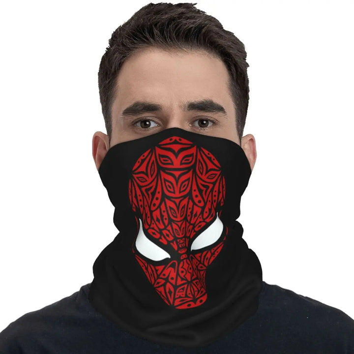Passamontagna con maschera di Spiderman