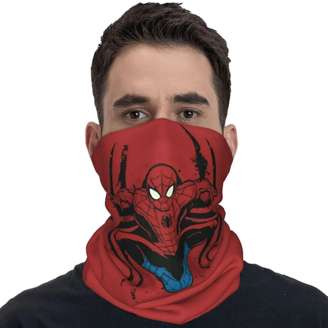 Passamontagna con maschera di Spiderman
