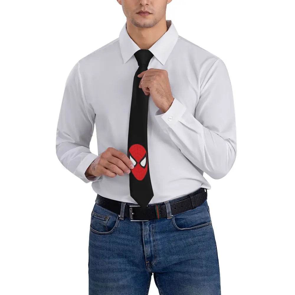 Cravate Masque de Spiderman
