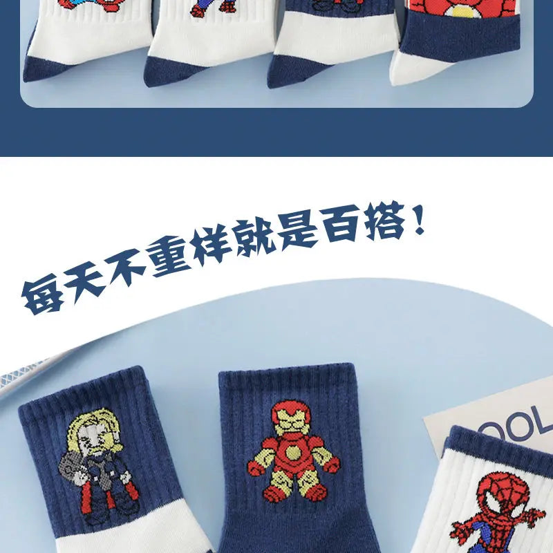 Chaussette Spiderman Avengers