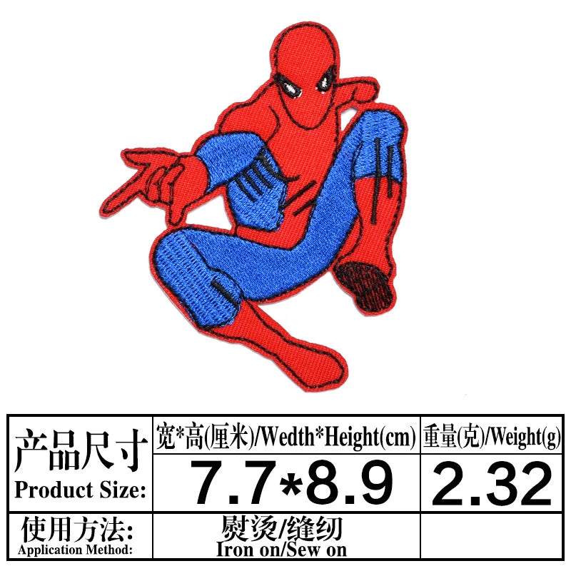 Patch Thermocollant Spiderman Logo Araignée