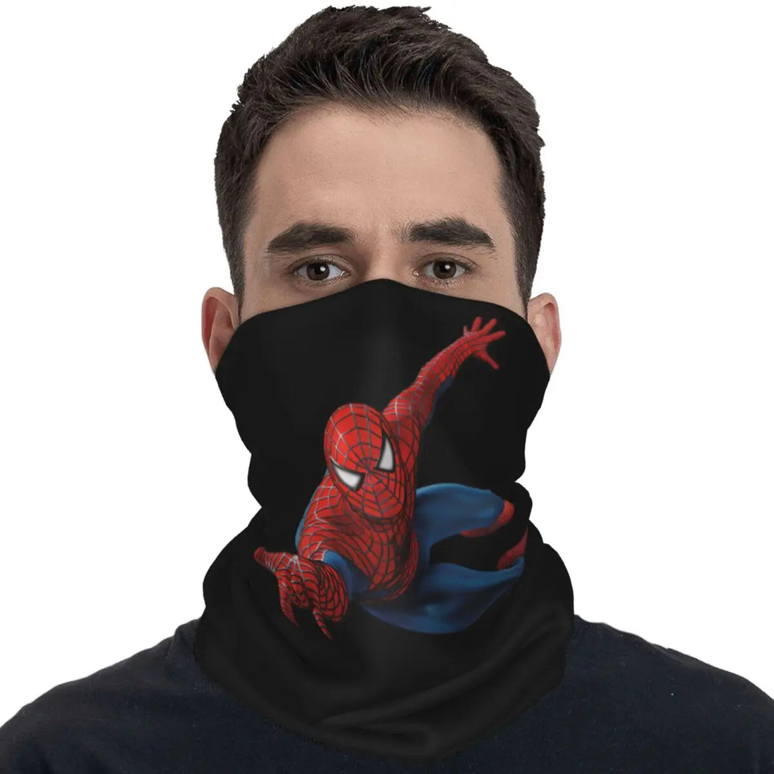 Passamontagna con maschera di Spiderman