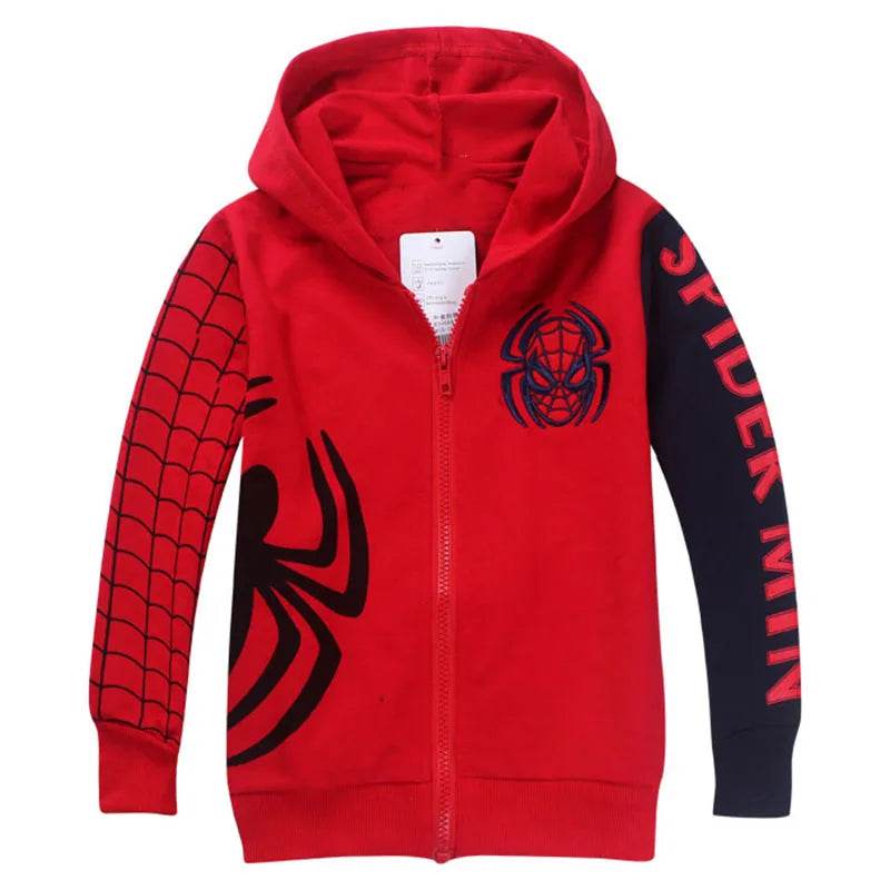 Pull à Zip Spiderman pour Enfant