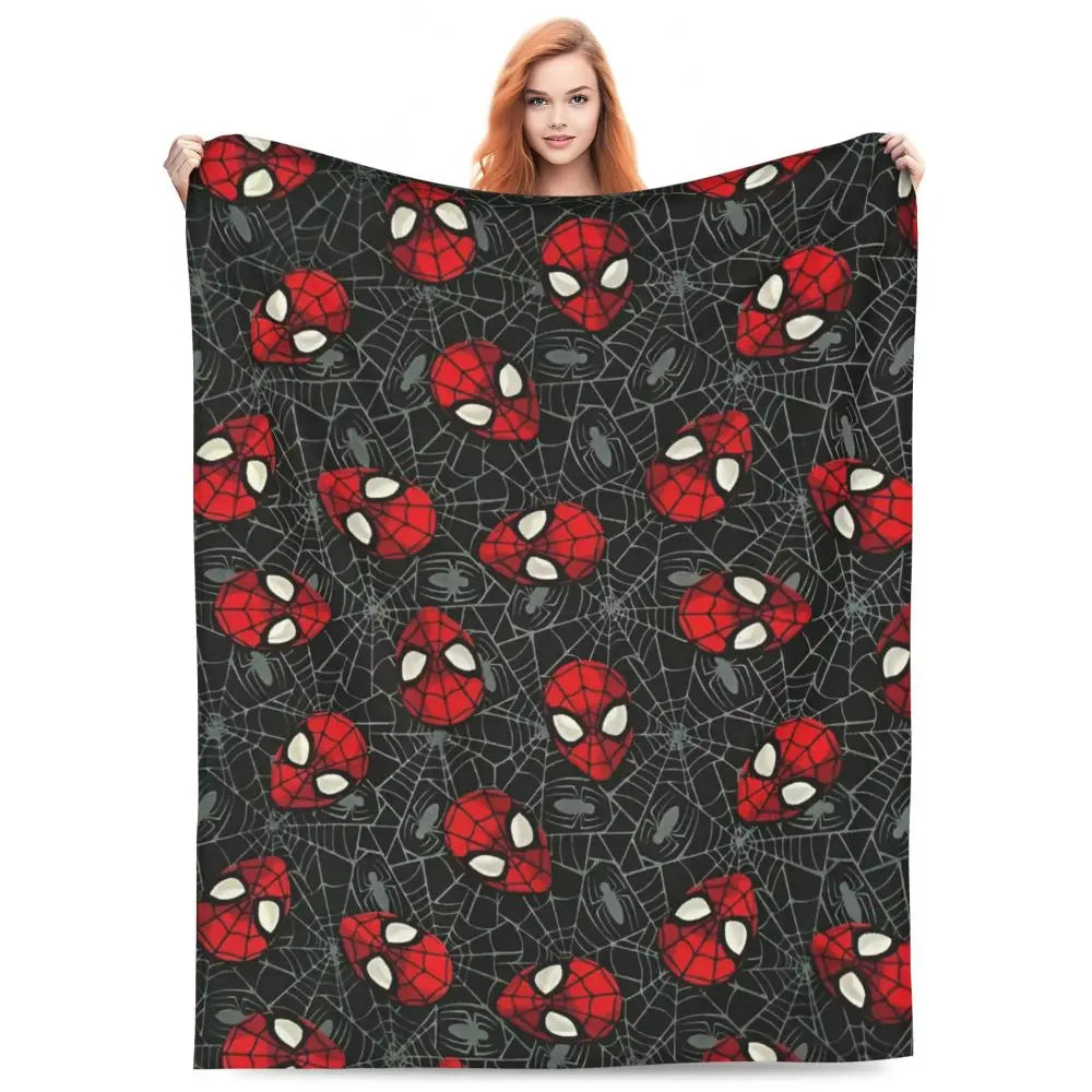 Plaid Masque de Spiderman