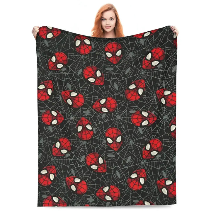 Plaid Masque de Spiderman