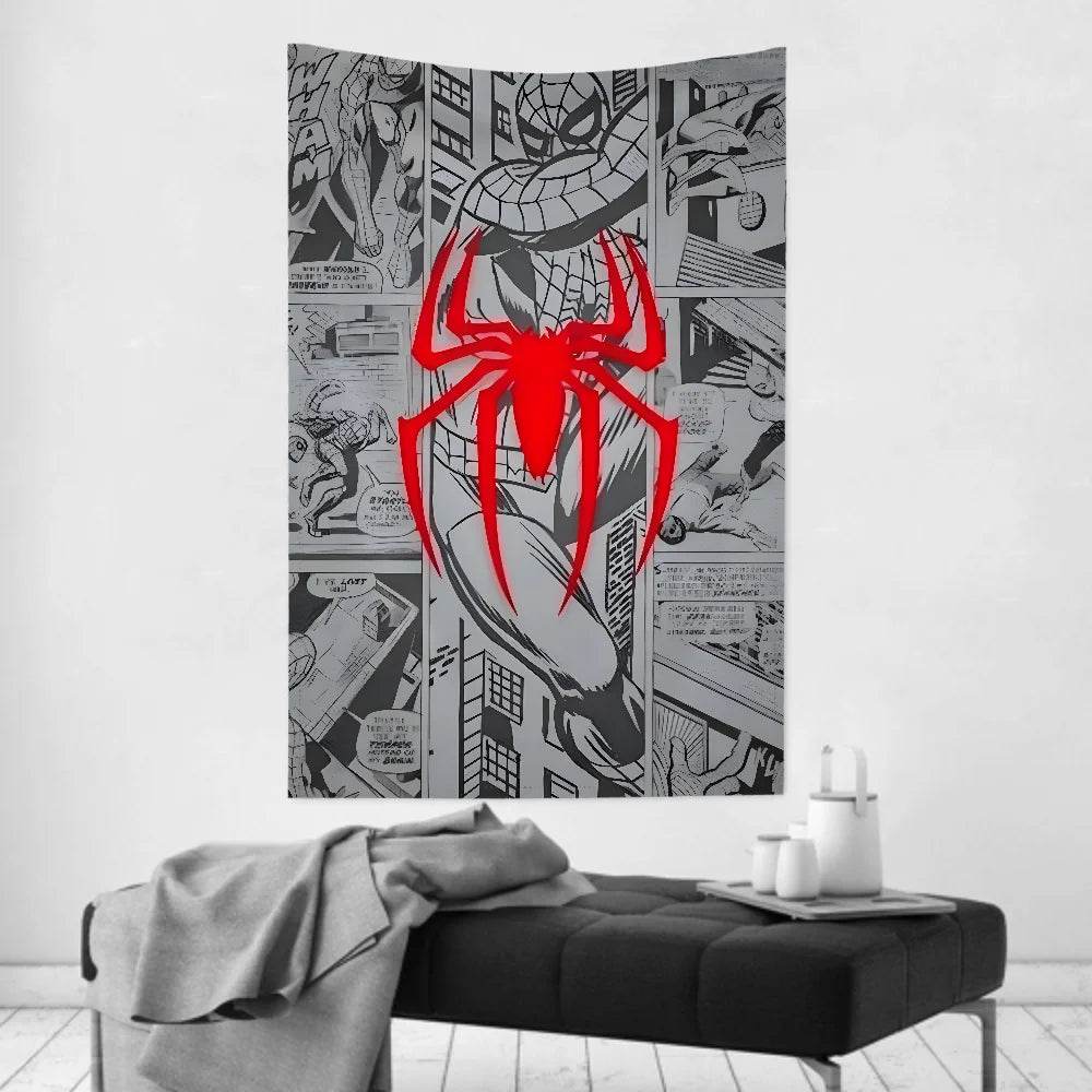 Tapisserie Spiderman Bande Dessinée
