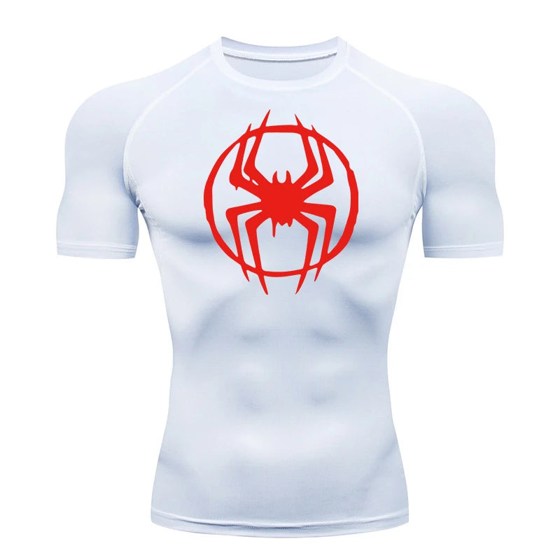 T-Shirt de Compression Manche Courte Spiderman Miles Morales