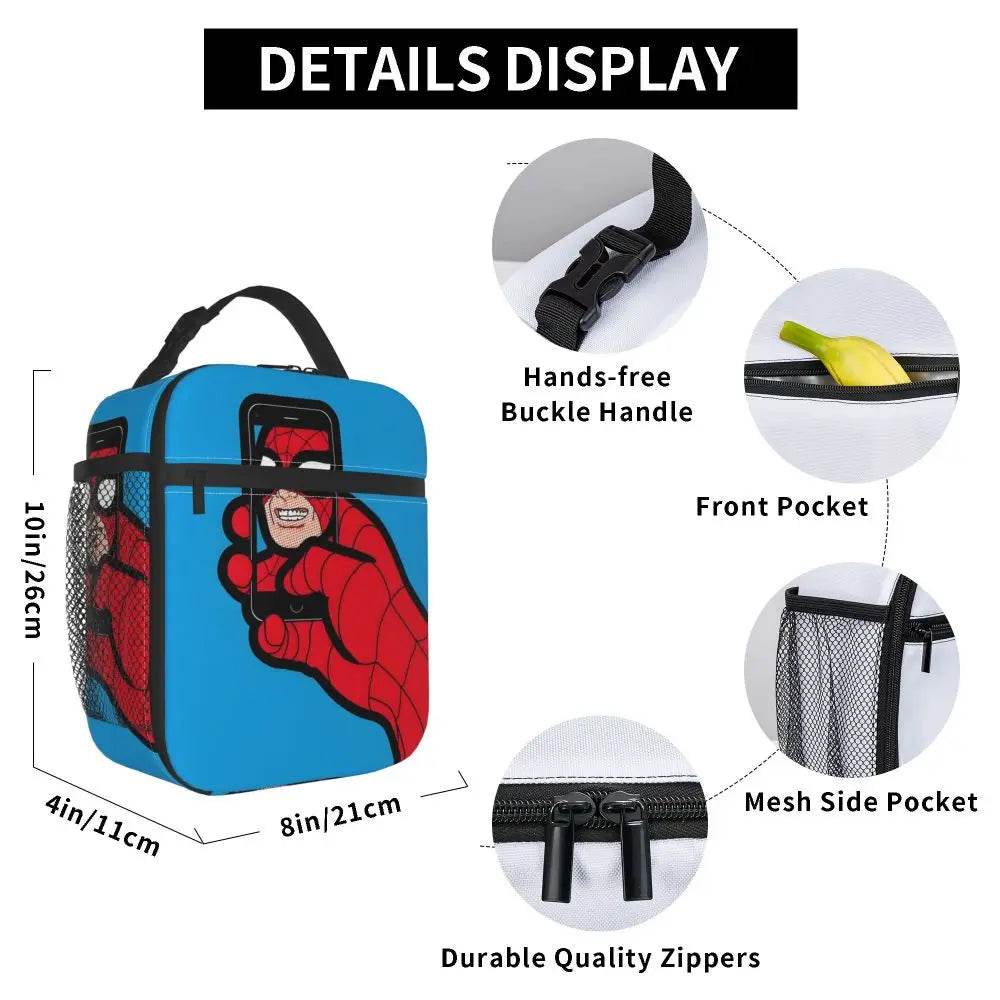 Lunch Bag Masque de Spiderman