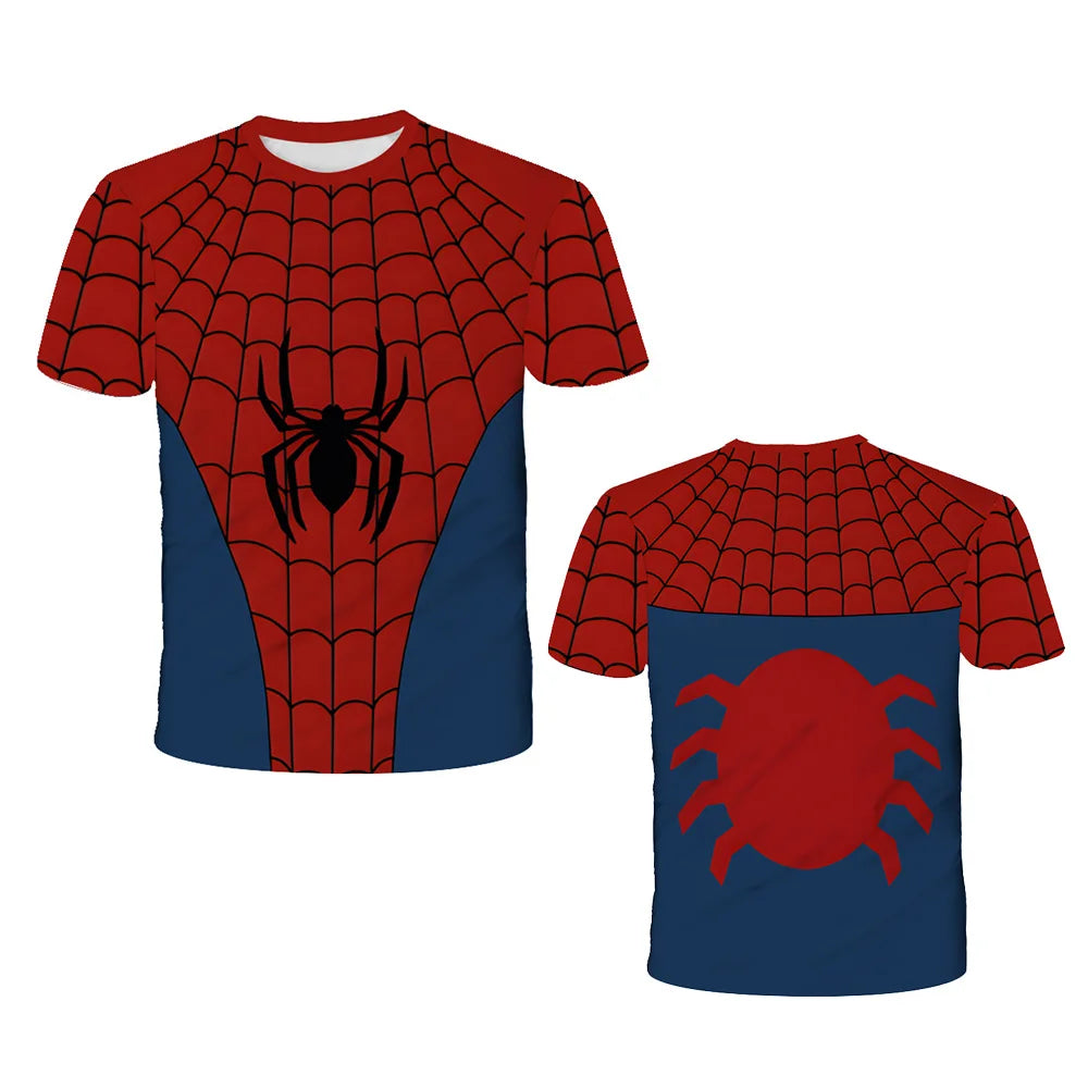T-Shirt Spider-Man Noir pour Enfant Motif Symbiote