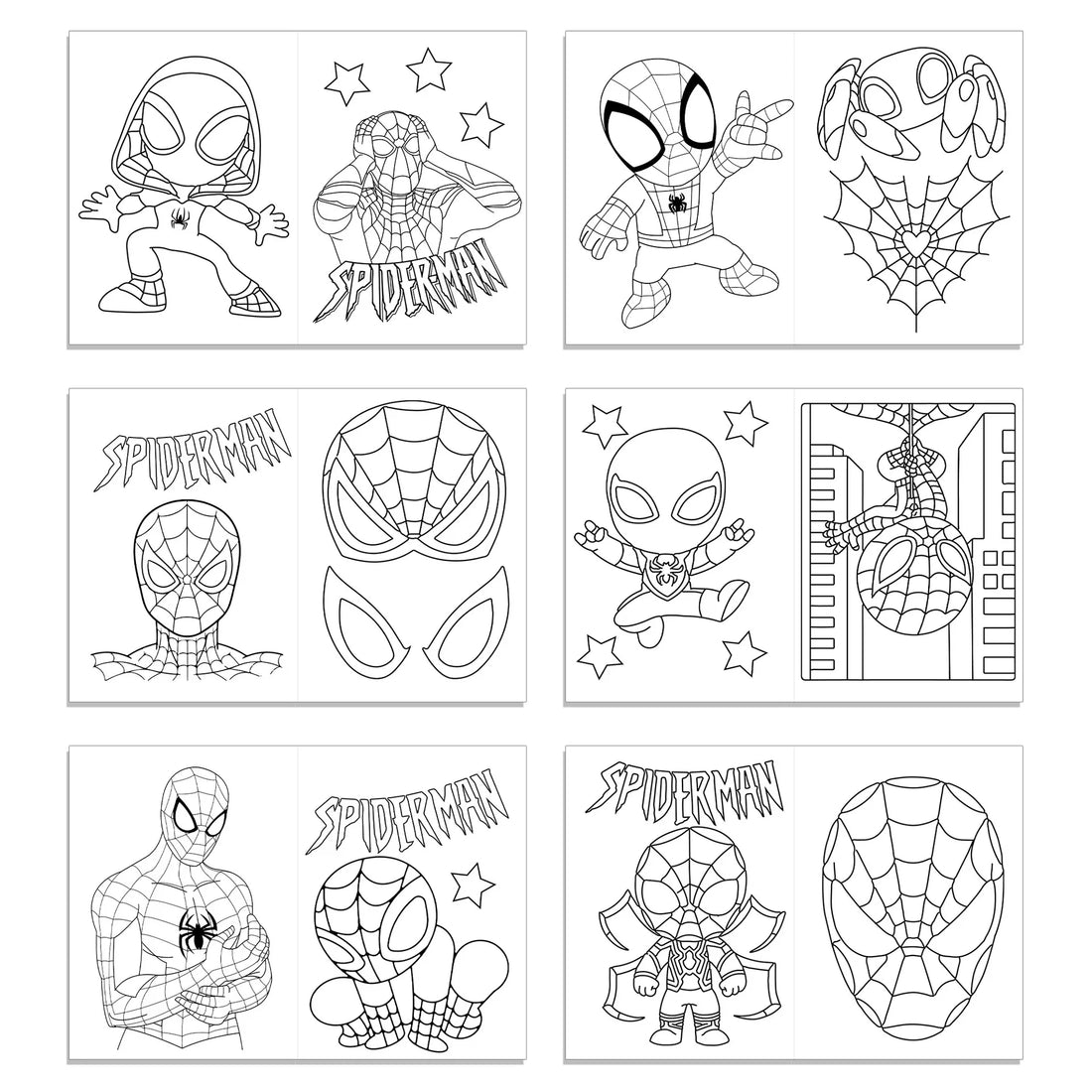 Livre de Dessin et Coloriage Spiderman