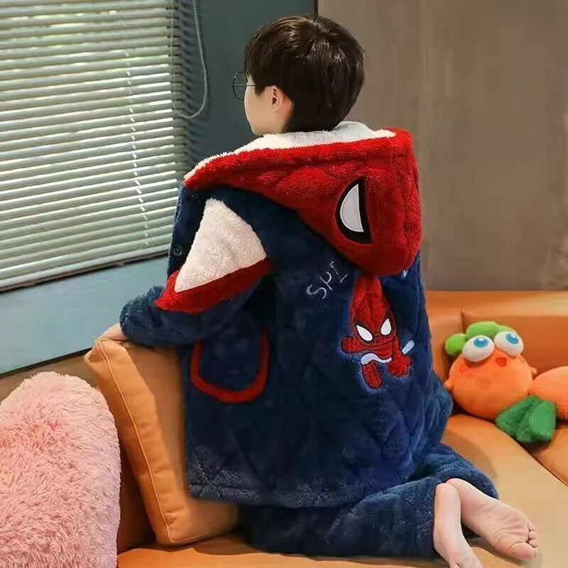 Ensemble Pyjama Spider-Man pour Enfant en flanelle douce & chaude