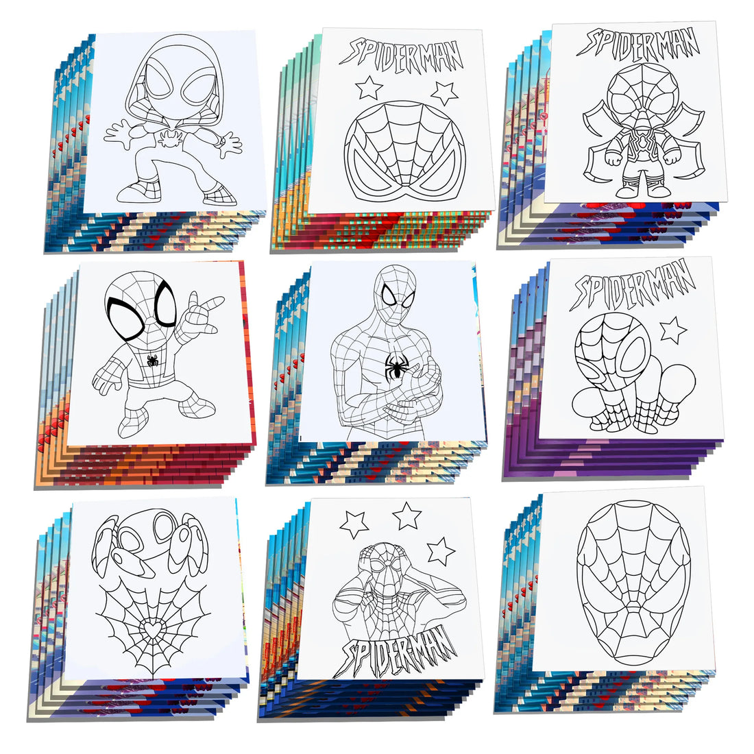 Livre de Dessin et Coloriage Spiderman