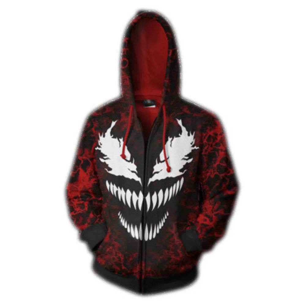 Pull Gilet Zip Spiderman - Carnage