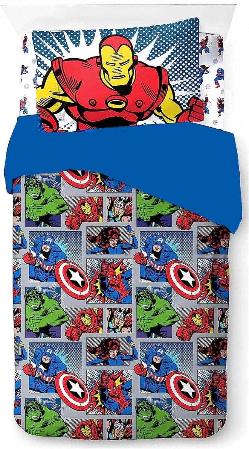 Housse de Couette Simple pour Enfant Spiderman