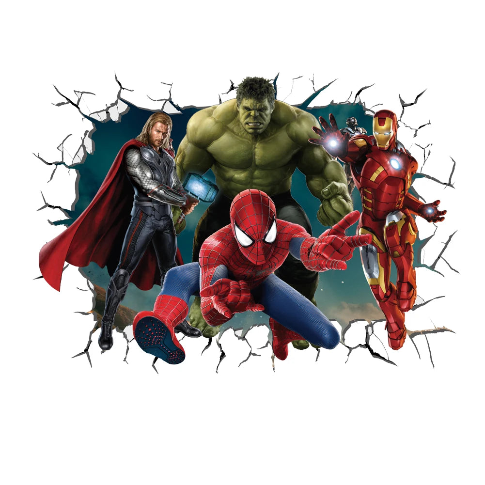 Stickers Mural Spiderman Avengers