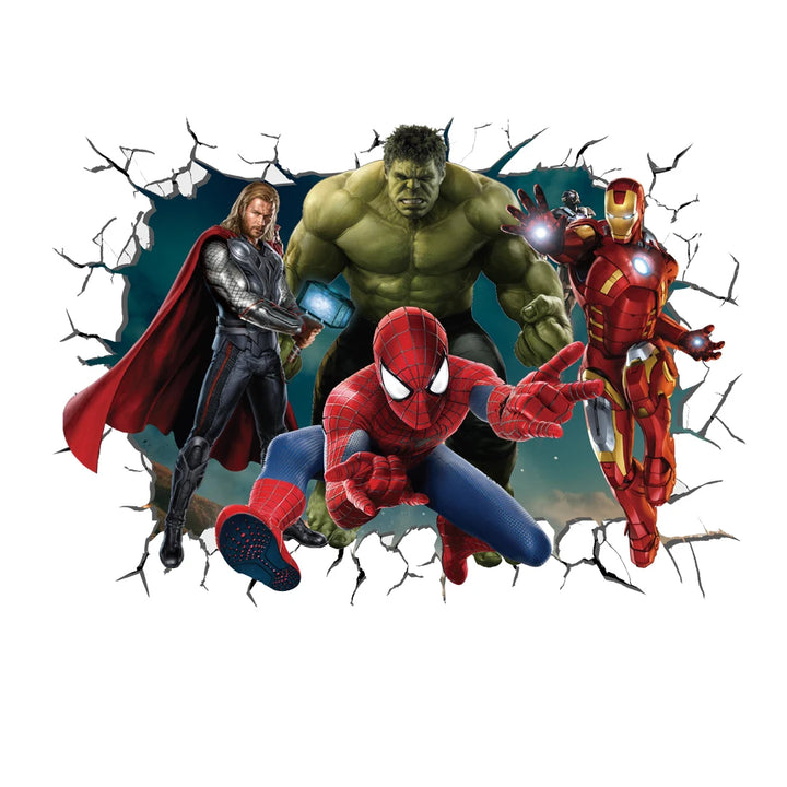 Stickers Mural Spiderman Avengers