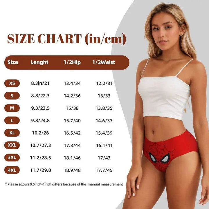 Culotte Visage de Spiderman