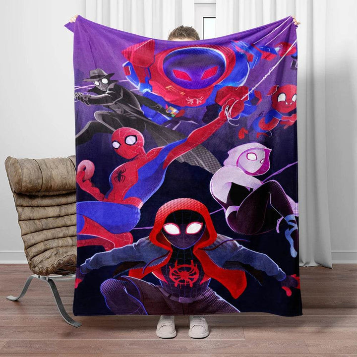 Couverture Plaid Spiderman Into the Spiderverse