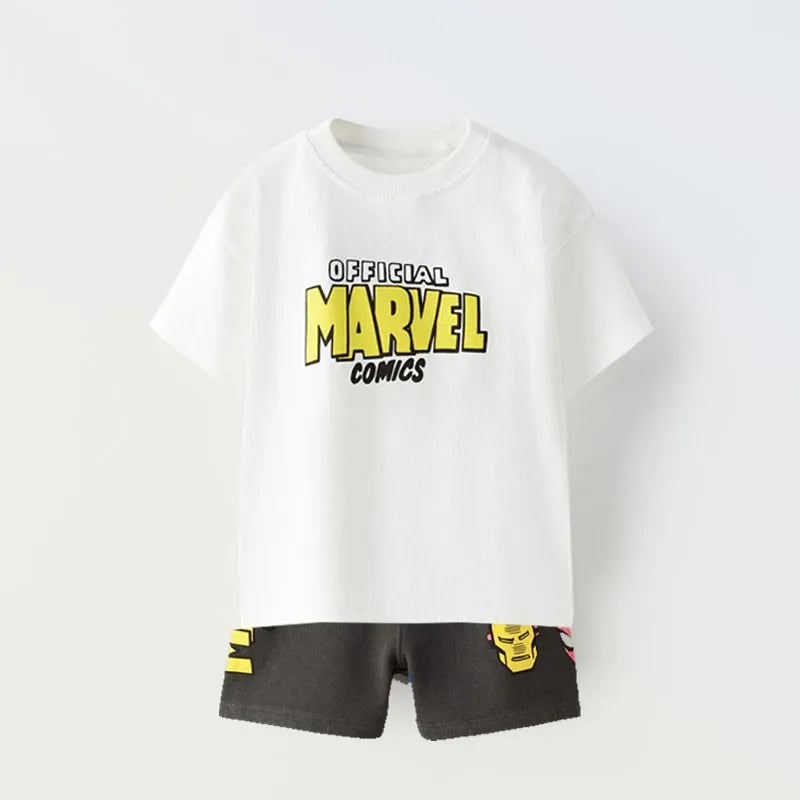 T-Shit Marvel Spider-Man Enfant avec Short