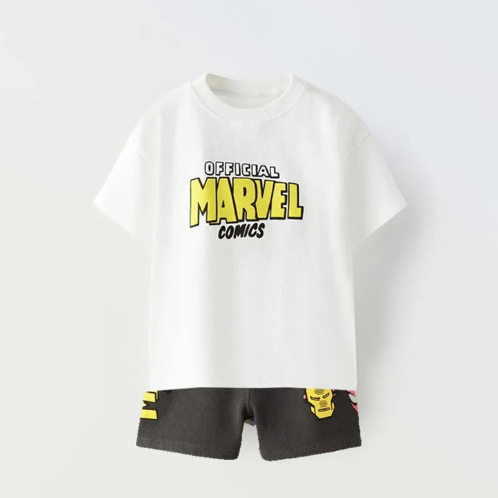 T-Shit Marvel Spider-Man Enfant avec Short
