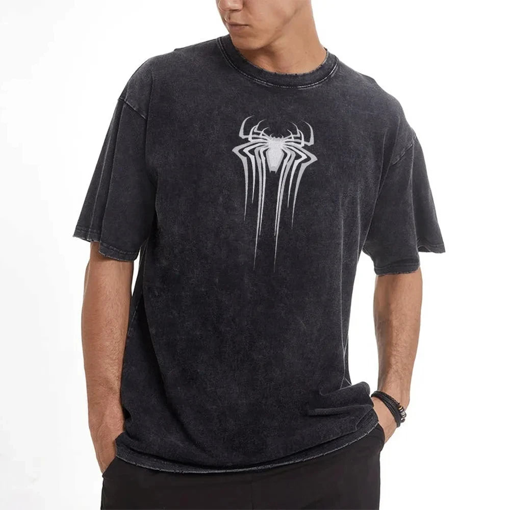 T-Shirt Oversize Spiderman Noir - Symbiote