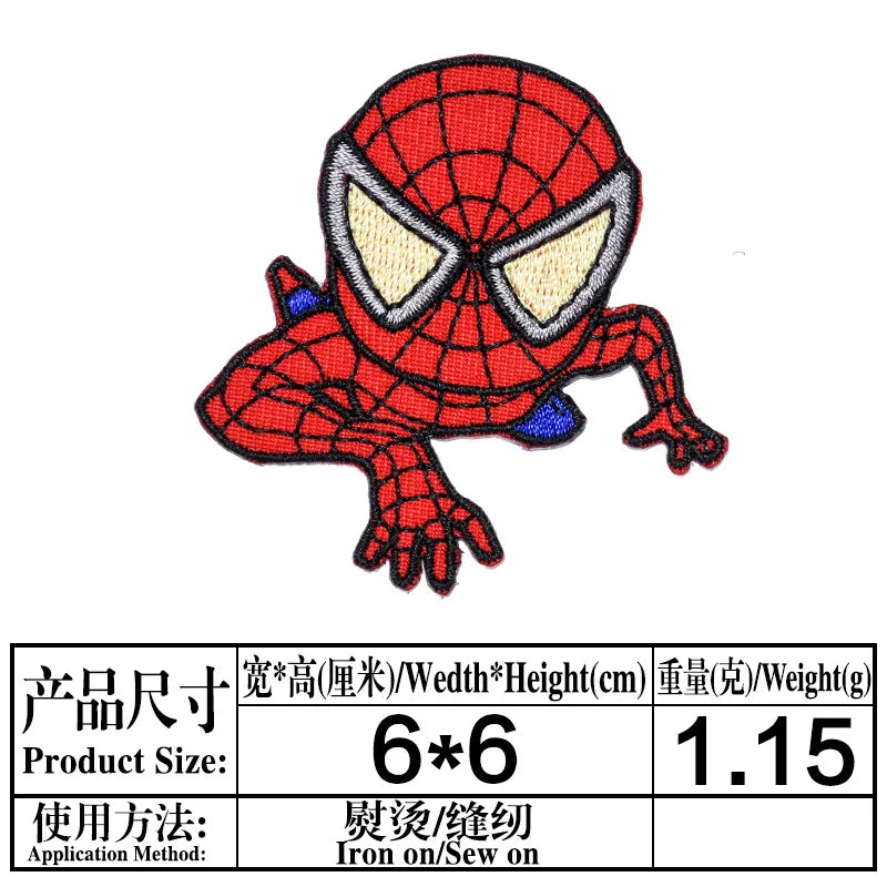 Patch Thermocollant Spiderman Logo Araignée