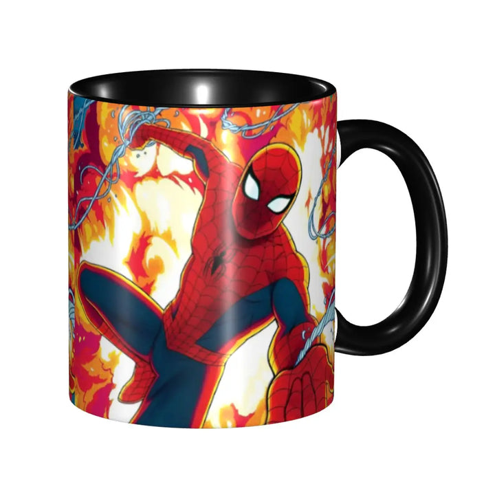 Mug Spiderman en Combat