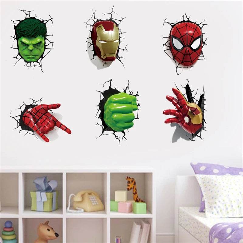 Stickers Masque de Spiderman