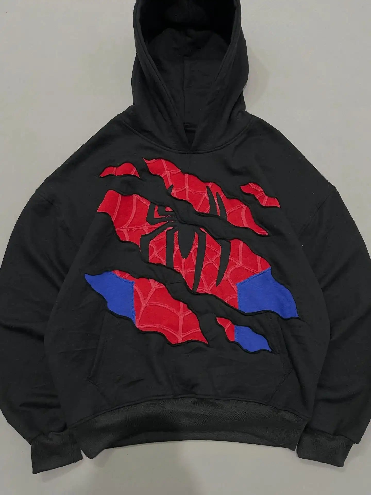 Sweat à Capuche Premium Spider-Man Costume Déchiré