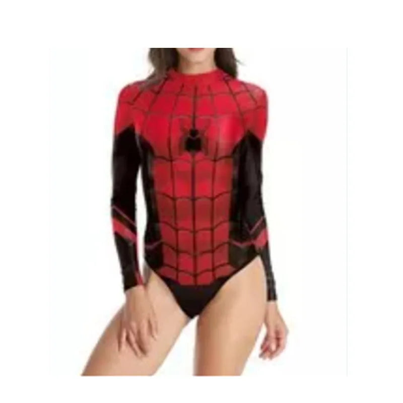 Costume da bagno classico Spider-Man per donna Bodysuit