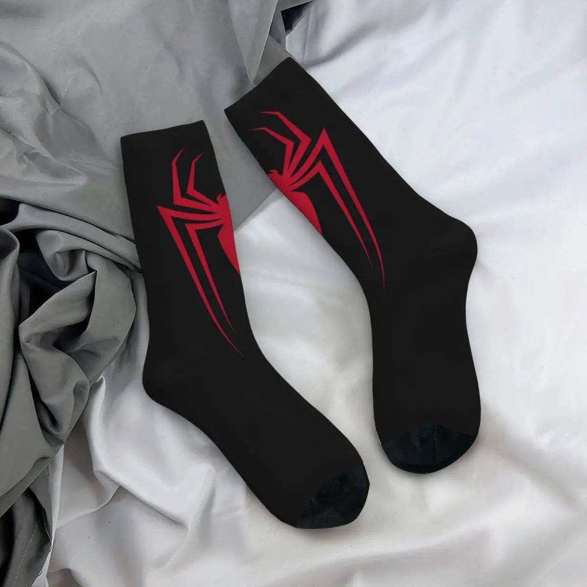 Chaussette Spiderman Logo Araignée