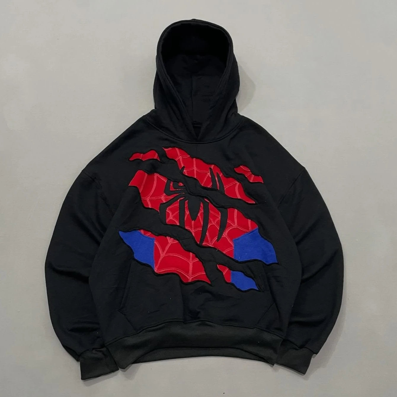 Sweat à Capuche Premium Spider-Man Costume Déchiré