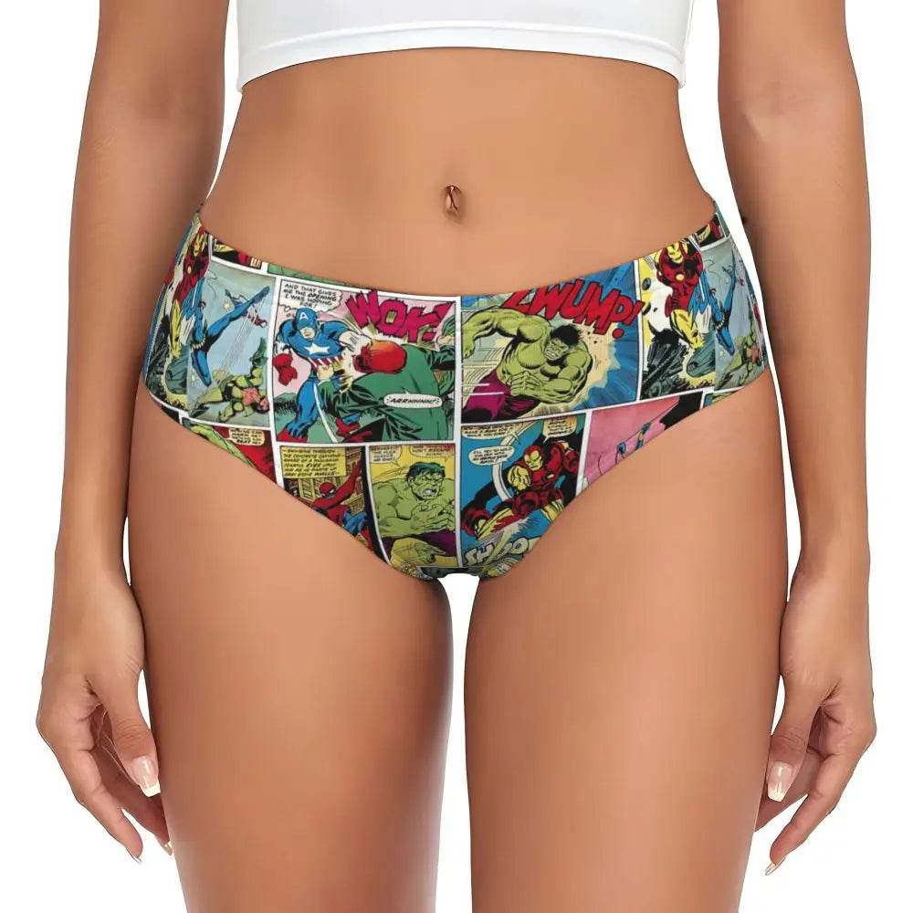 Culotte Spiderman Noir et Blanc Retro