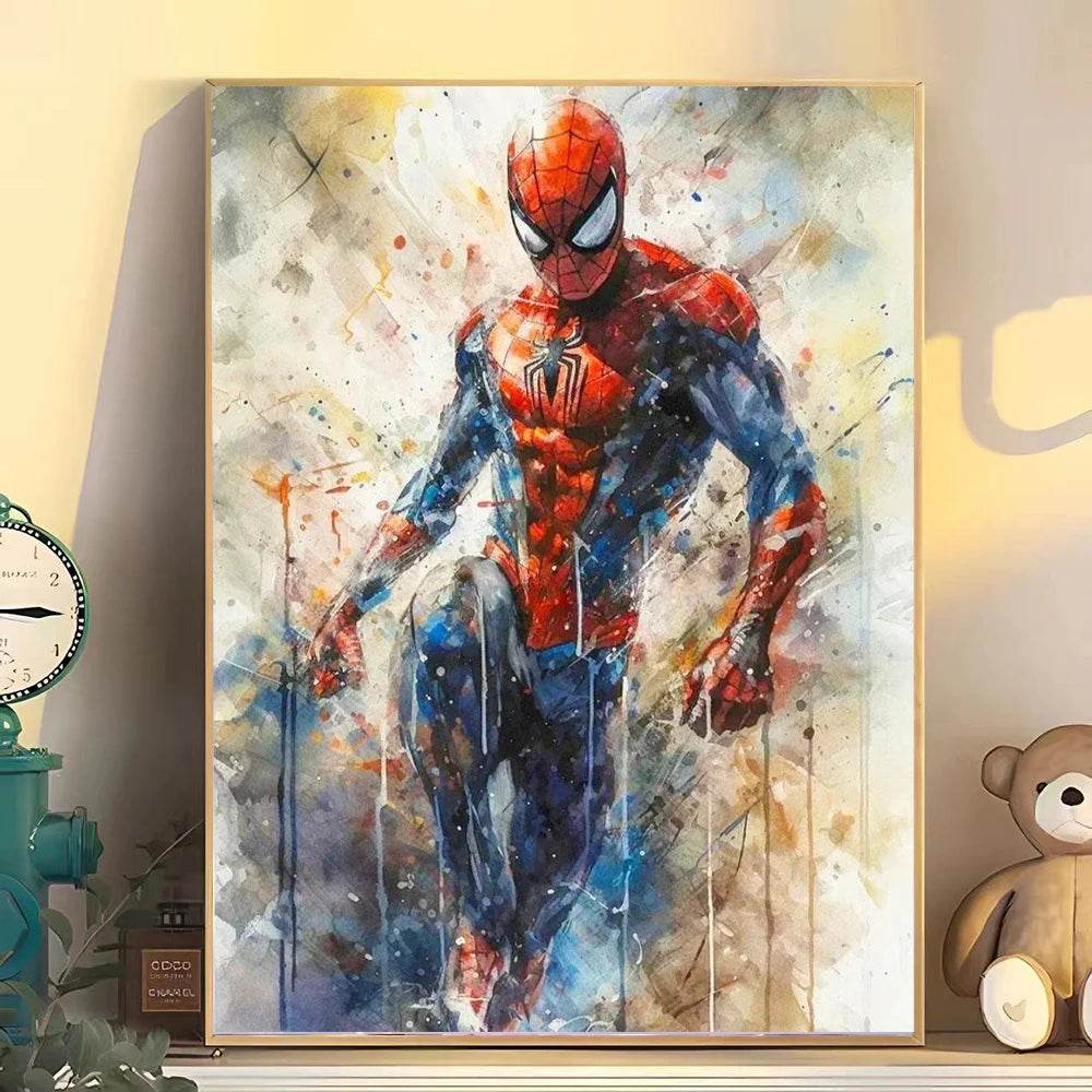 Poster Peinture Spider-Man
