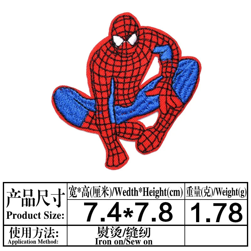 Patch Thermocollant Spiderman Logo Araignée