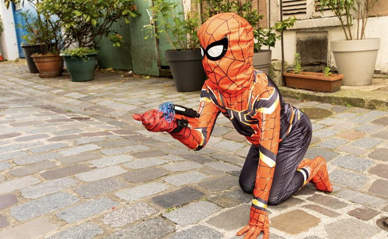 Pack Déguisement Iron Spider-Man Enfant avec Lance Toile