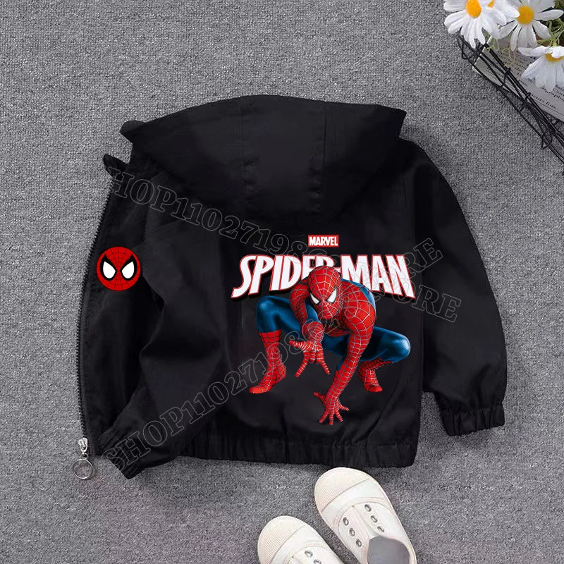 Veste Spiderman Coupe Vent pour Enfant