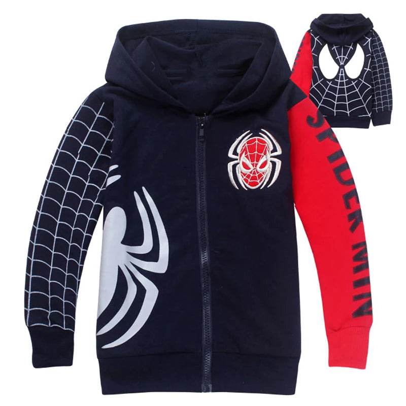 Pull à Zip Spiderman pour Enfant
