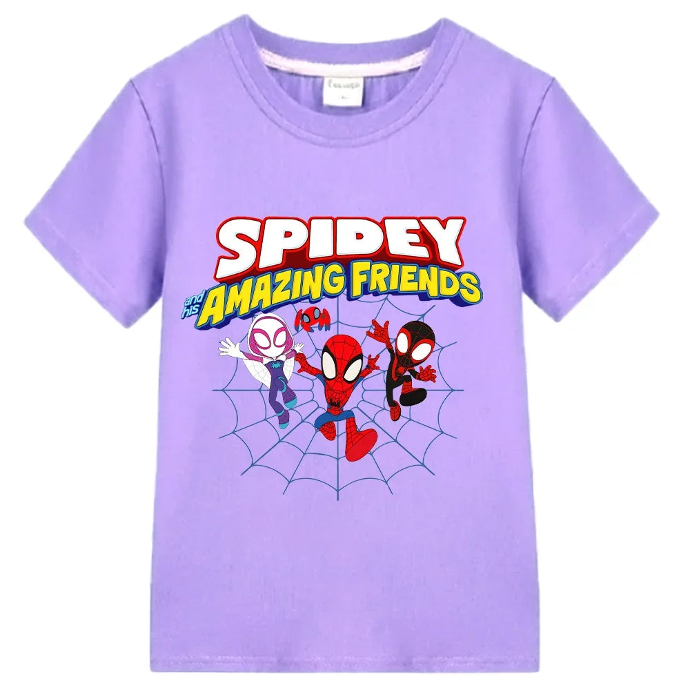 T-Shirt Spider-Man pour Enfant - Spidey et ses Amis Extraordinaires