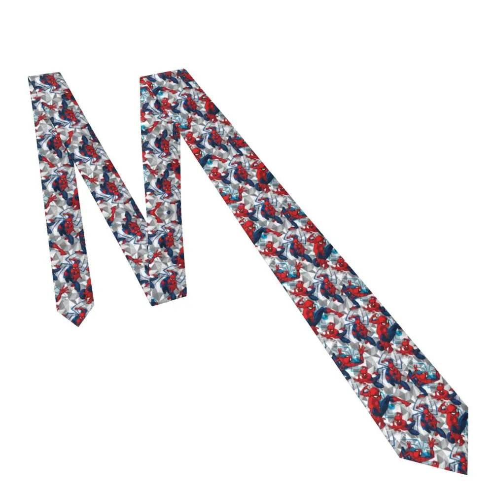 Cravate Spiderman Blanche et Rouge
