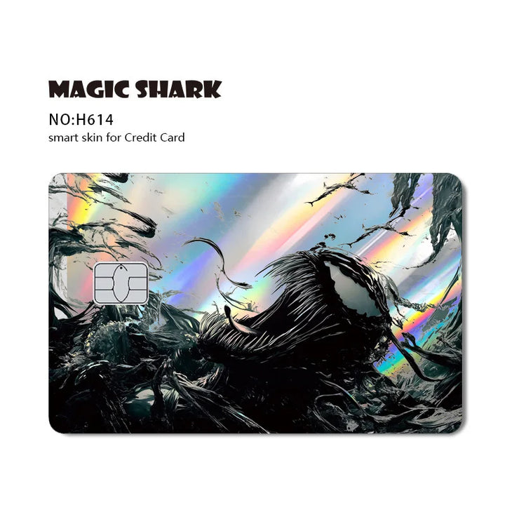 Autocollant de Carte Bancaire Spider-Man et Symbiote