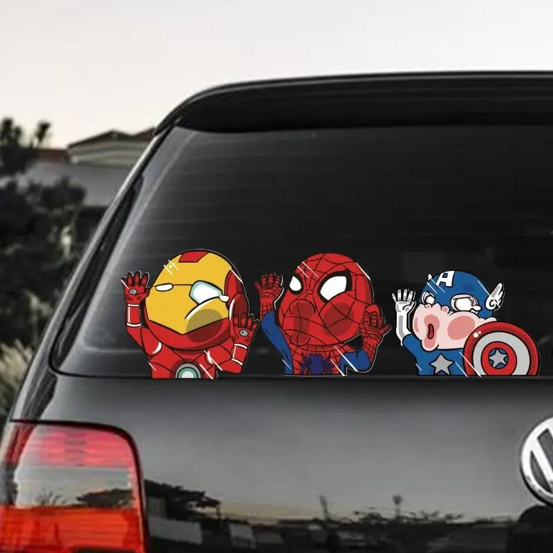 Adesivi per auto di Spiderman