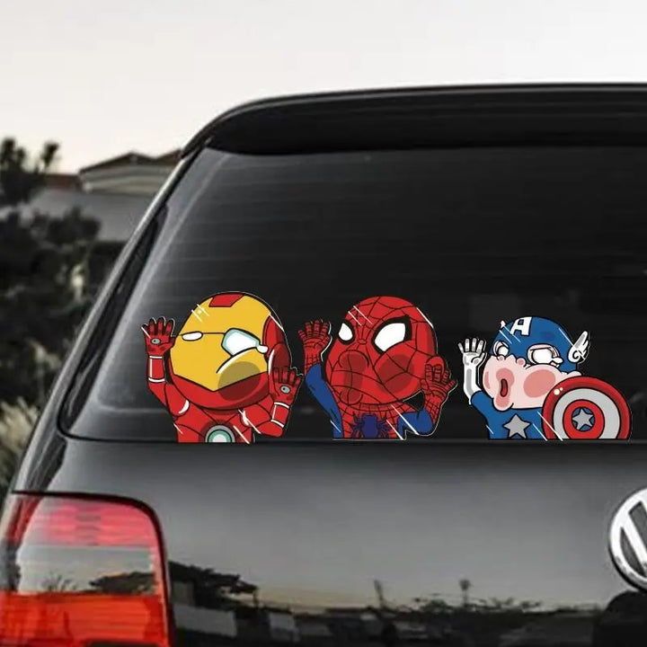 Adesivi per auto di Spiderman