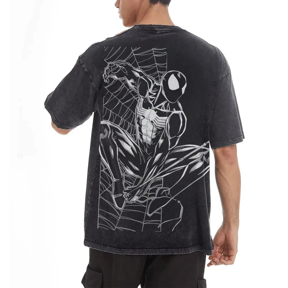 T-Shirt Oversize Spiderman Noir - Symbiote