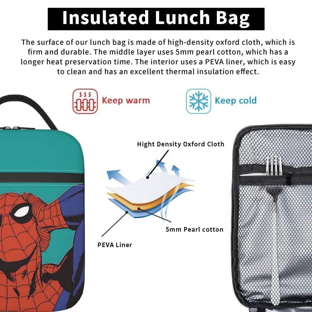 Lunch Bag Spiderman avec le Bonnet de Noël