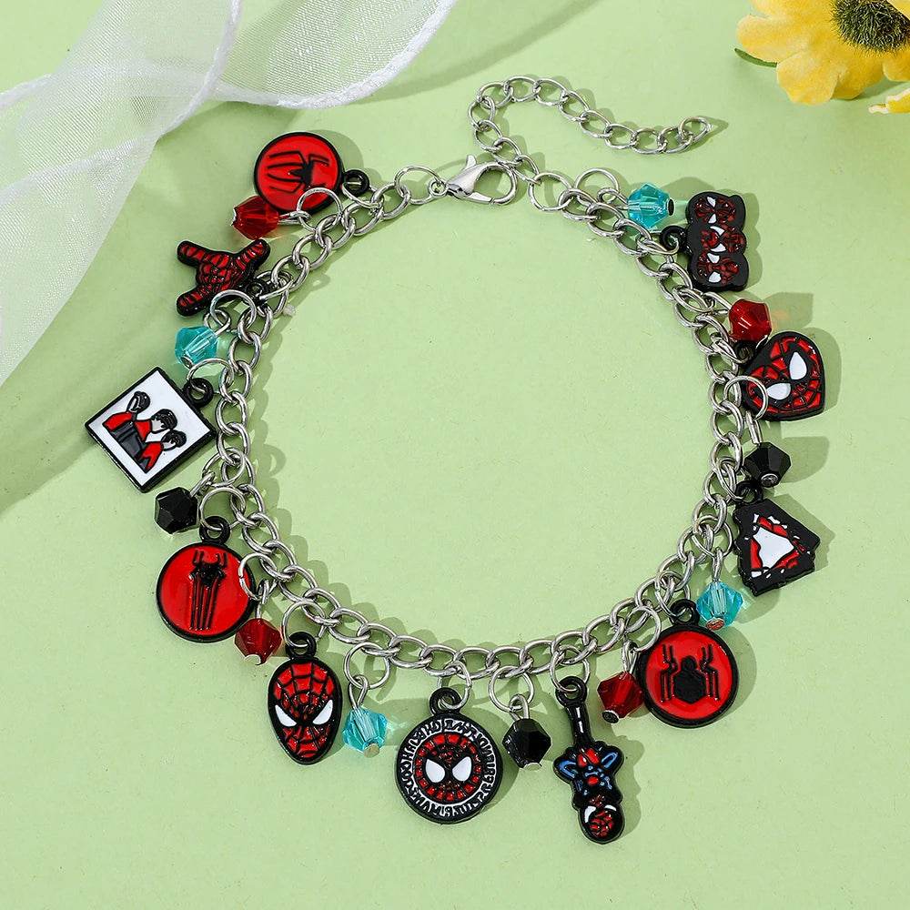 Bracelet Spiderman avec Breloques