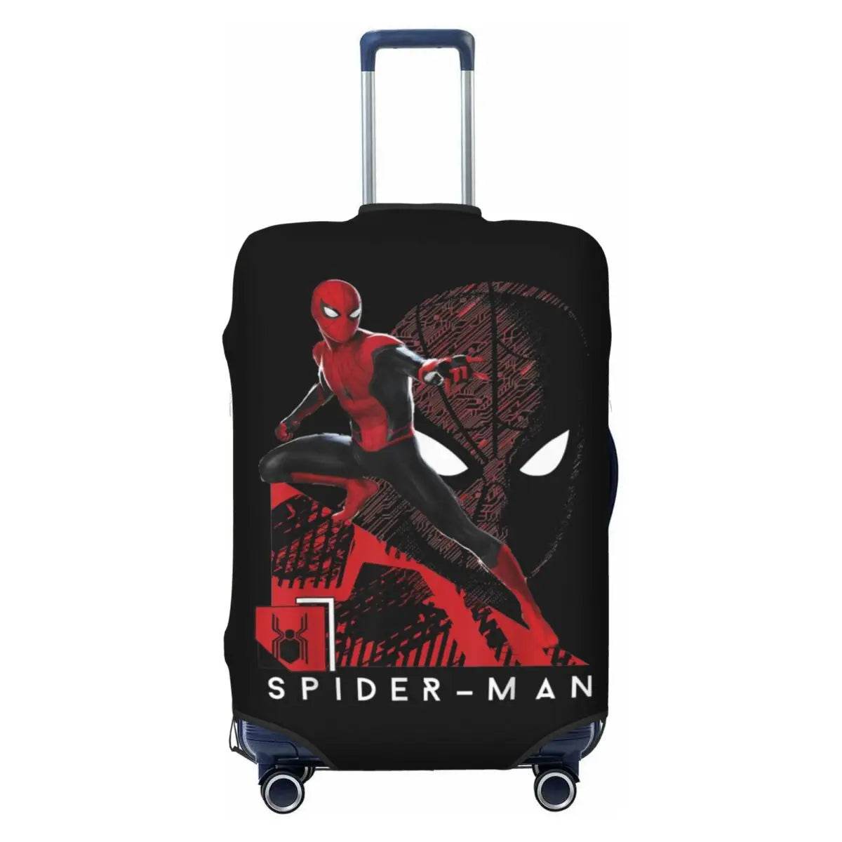 Housse de Valise Spiderman en Noir