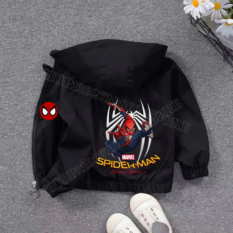 Veste Spiderman Coupe Vent pour Enfant