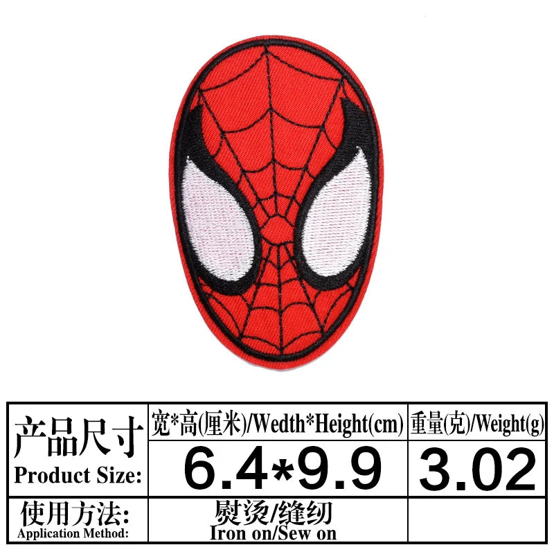 Patch Thermocollant Spiderman Logo Araignée