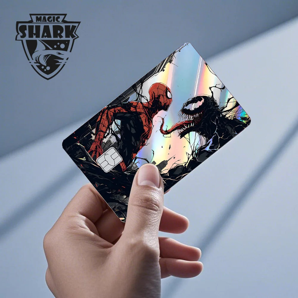 Autocollant de Carte Bancaire Spider-Man - Venom